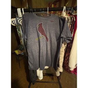 Nike The Nike Tee St. Louis Cardinals Gray Cardinal Baseball T Shirt